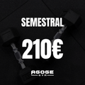 Cartel de membresía semestral de AGOGE GYM