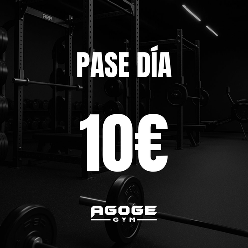 Cartel de pase de día de AGOGE GYM